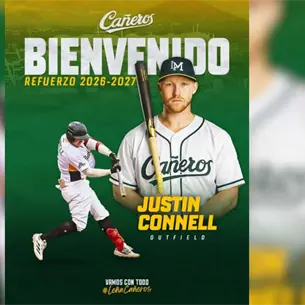 LMP: Justin Connell se une a los Cañeros de Los Mochis