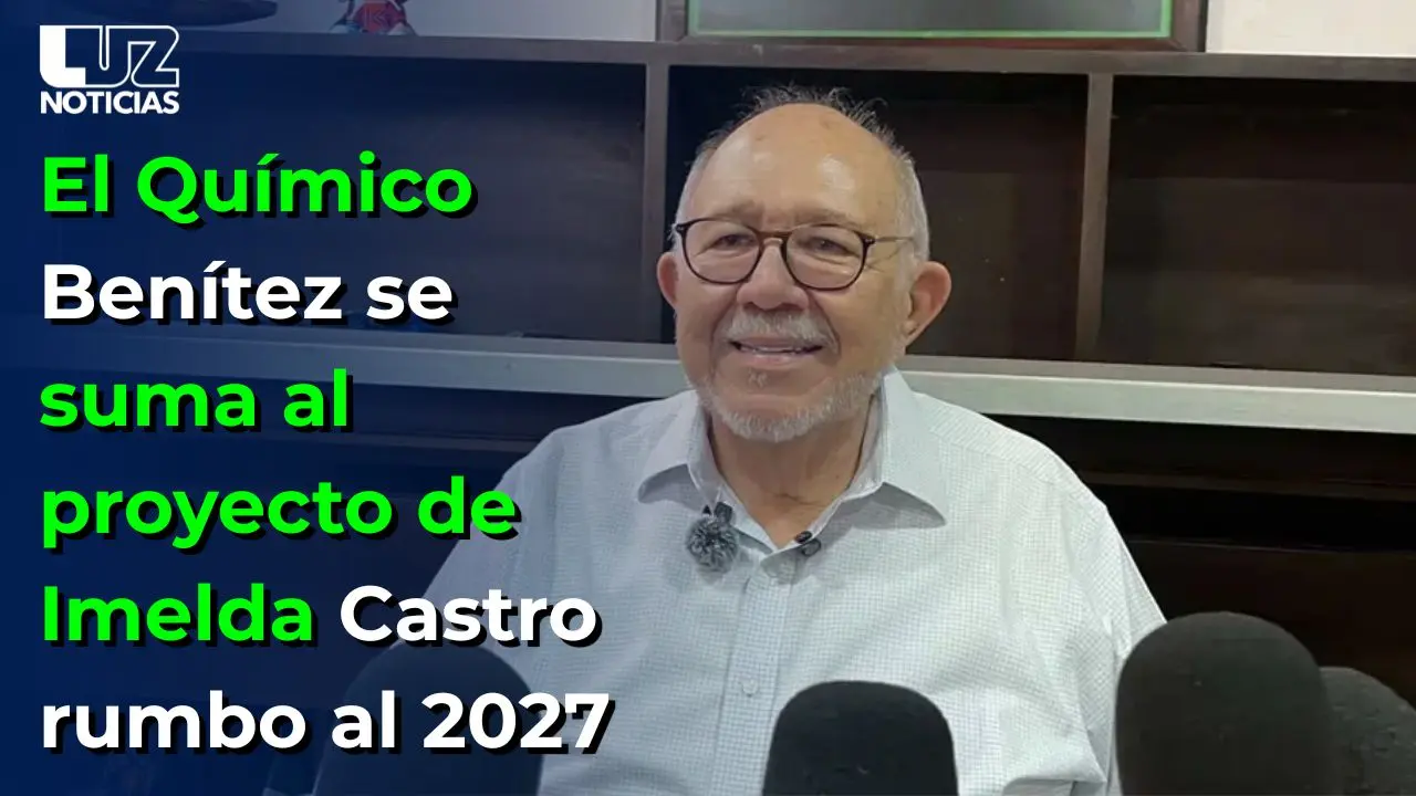 El Químico Benítez se suma al proyecto de Imelda Castro rumbo al 2027
El Químico Benítez se suma al proyecto de Imelda Castro rumbo al 2027