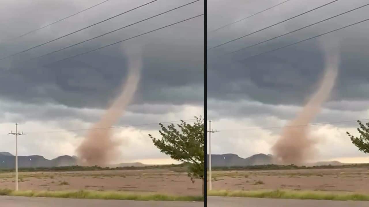 Captan tornado en Pericos, Mocorito; se intensifica la temporada de lluvias | VIDEO