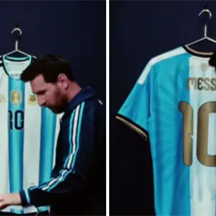 Messi presenta su camiseta especial para el último partido con Argentina | VIDEO