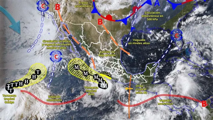 ¡No guardes el paraguas! Prevén más lluvias en Sinaloa del 22 al 25 de septiembre