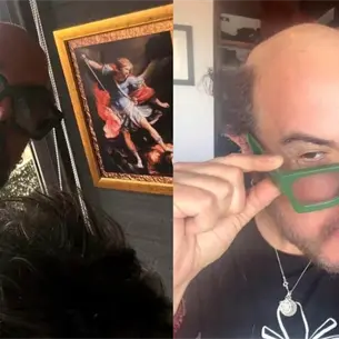 Aleks Syntek publica foto sin peluquín en Instagram y luego se arrepiente