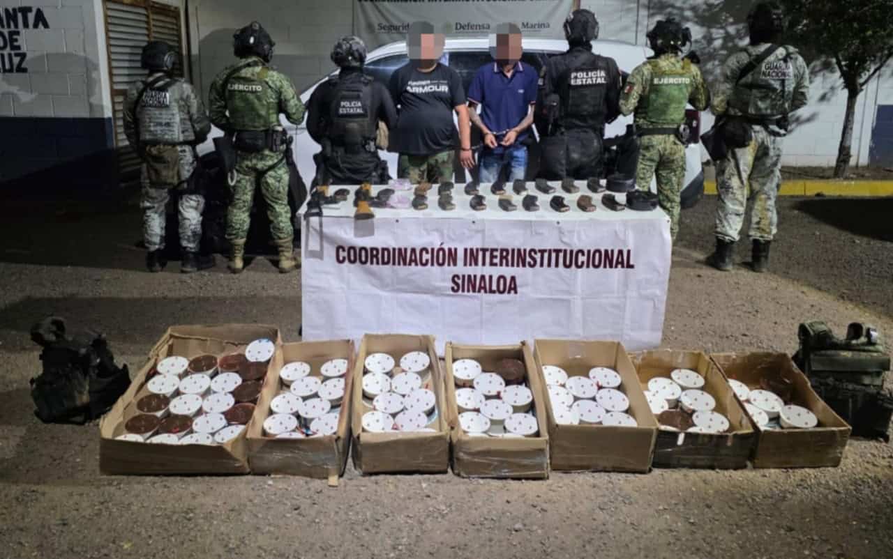 Capturan a un colombiano con Cuernos de Chivo y más de 70 explosivos, en Concordia