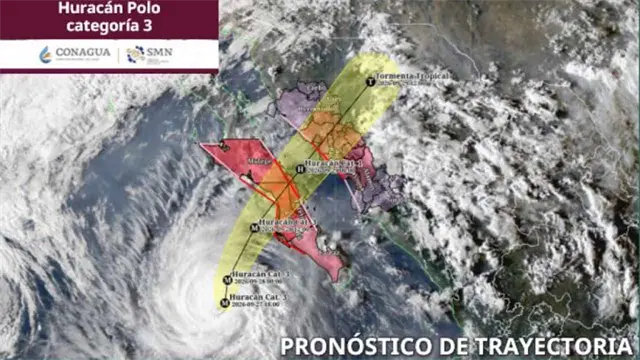 Huracán Polo EN VIVO hoy 28 de septiembre | ¿Dónde tocará tierra en BCS?