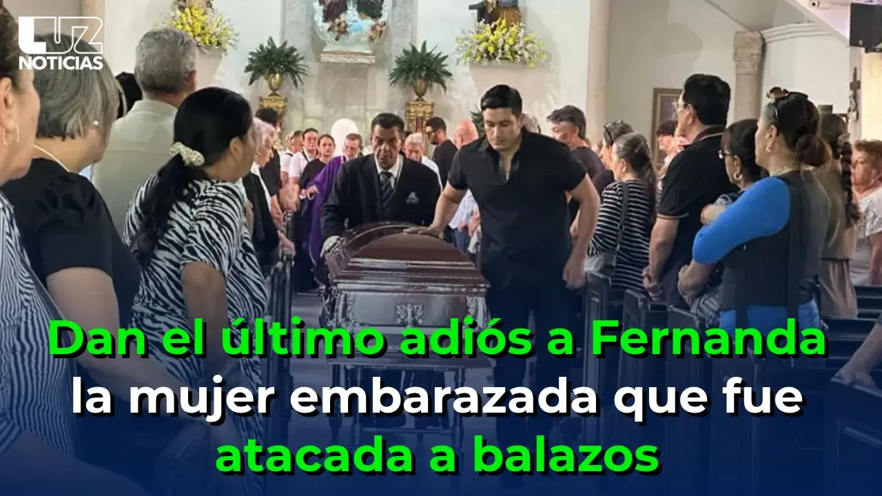 Dan el último adiós a Fernanda la mujer embarazada que fue atacada a balazos
