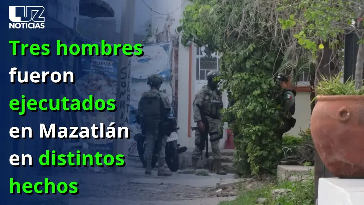 Tres hombres fueron ejecutados en Mazatlán en distintos hechos
Tres hombres fueron ejecutados en Mazatlán en distintos hechos