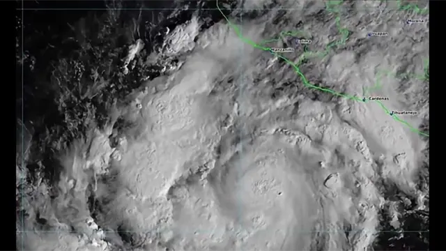 Efectos del huracán Simón llegarán a Sinaloa a partir de mañana sábado