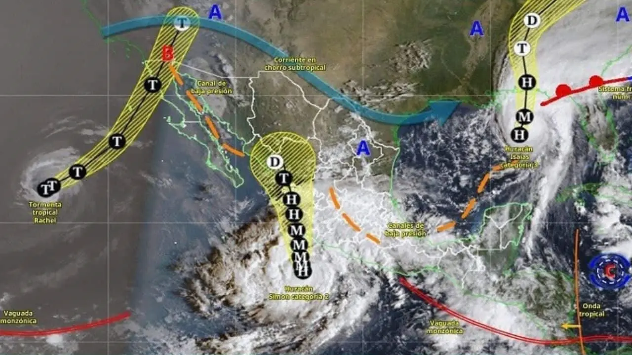 Lluvias torrenciales en estos estados hoy 9 de octubre Lluvias torrenciales en estos estados hoy 9 de octubre