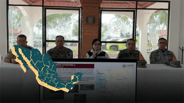 Huracán Simón: suspenden actividades no esenciales en 23 municipios de México Huracán Simón: suspenden actividades no esenciales en 23 municipios de México