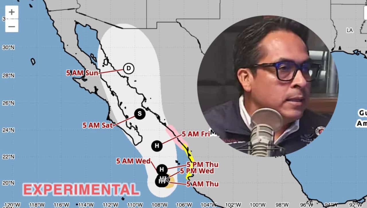 Huracán Simón es muy pequeño y no impactaría en Sinaloa: Protección Civil