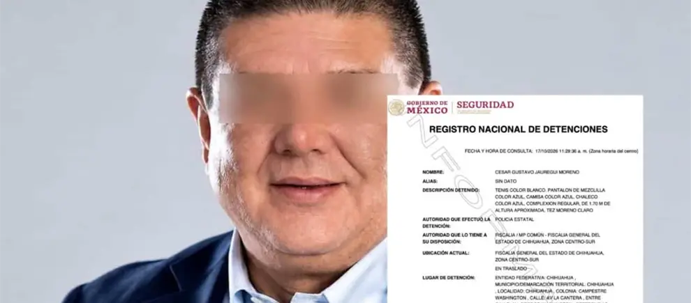 Detienen a exfiscal de Chihuahua, César Jáuregui, por caso de agentes de la CIA Detienen a exfiscal de Chihuahua, César Jáuregui, por caso de agentes de la CIA
