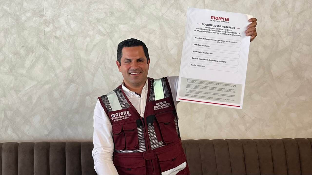 Carlos Escobar confirma su inscripción para la Coordinación Municipal de Morena para el proceso electoral de 2027 Carlos Escobar confirma su inscripción para la Coordinación Municipal de Morena para el proceso electoral de 2027