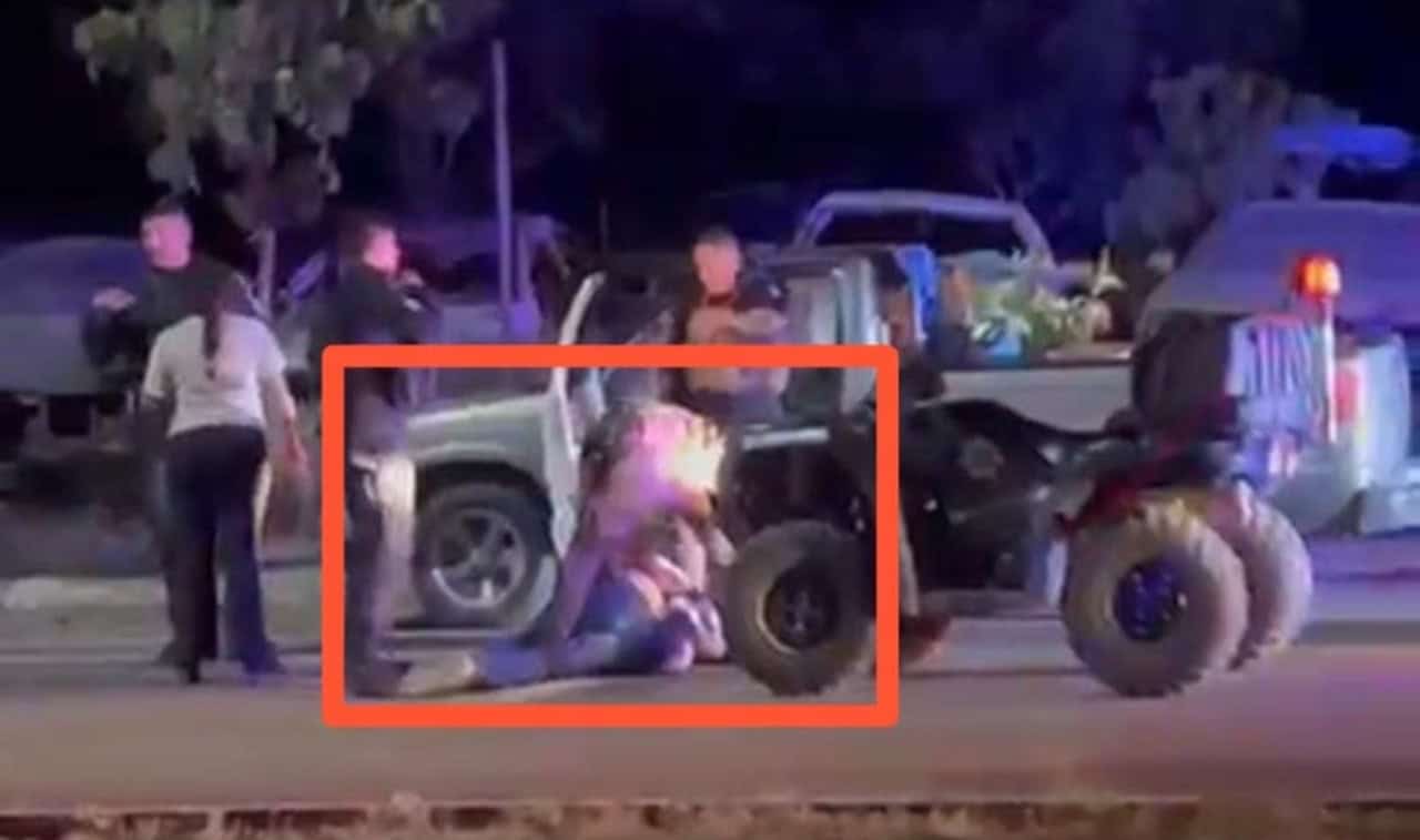 Graban presunto abuso policial en filtro de alcoholímetro en Guasave; bajan a jalones a conductor | VIDEO Graban presunto abuso policial en filtro de alcoholímetro en Guasave; bajan a jalones a conductor | VIDEO