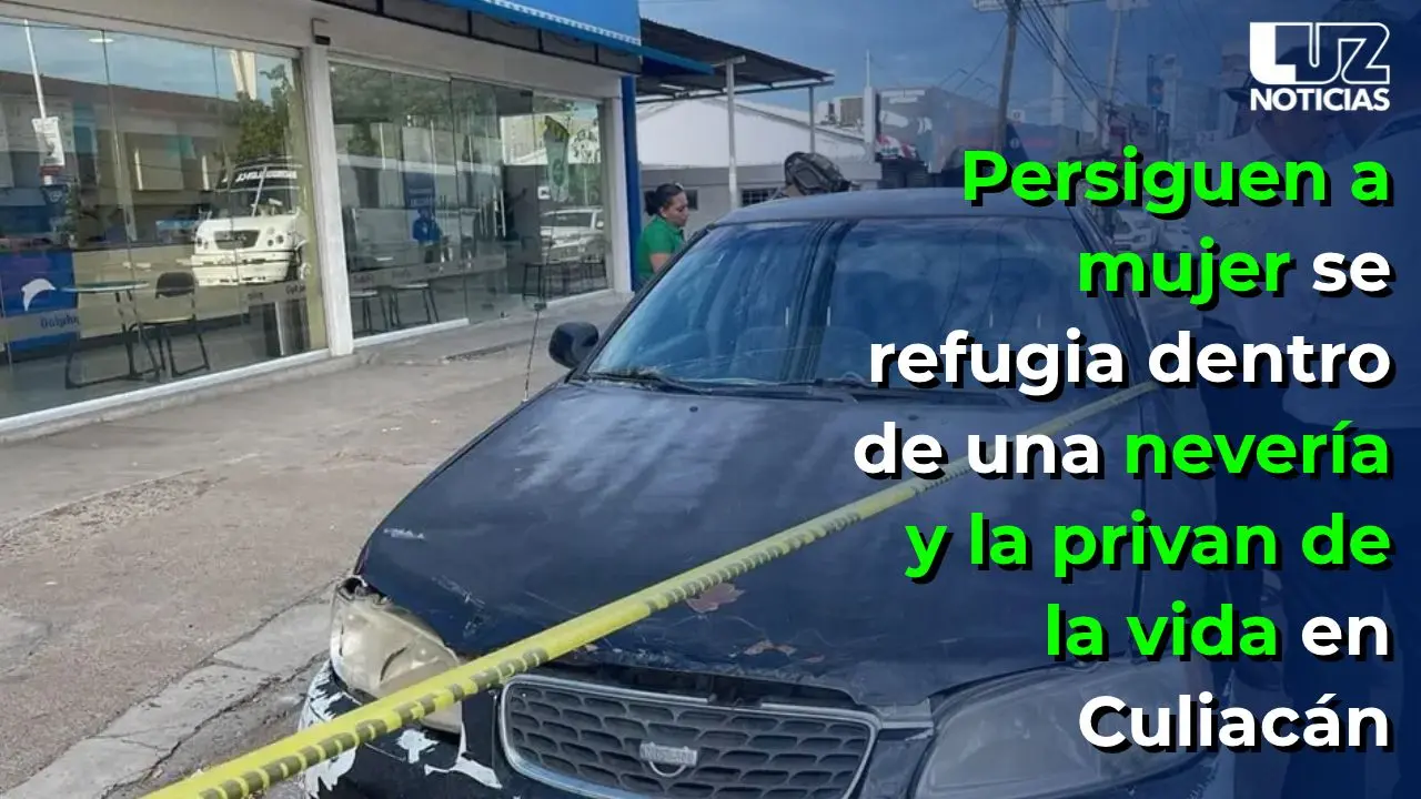 Persiguen a mujer se refugia dentro de una nevería y la privan de la vida en Culiacán
Persiguen a mujer se refugia dentro de una nevería y la privan de la vida en Culiacán
