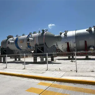 Así funcionará la torre que separará CO2 en la planta de amoniaco de Topolobampo Así funcionará la torre que separará CO2 en la planta de amoniaco de Topolobampo
