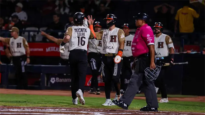 Naranjeros de Hermosillo vencen a Mexicali en el inicio de la serie
