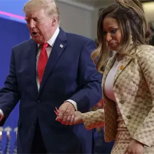 Nicki Minaj se rinde ante Donald Trump y muestra su apoyo en mitin de Michigan