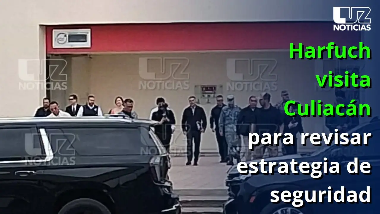Harfuch visita Culiacán para revisar estrategia de seguridad
