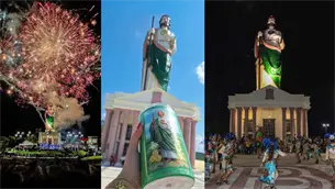 Así festejan a San Judas Tadeo en su día en Badiraguato; una fiesta de fe a sus pies | VIDEOS