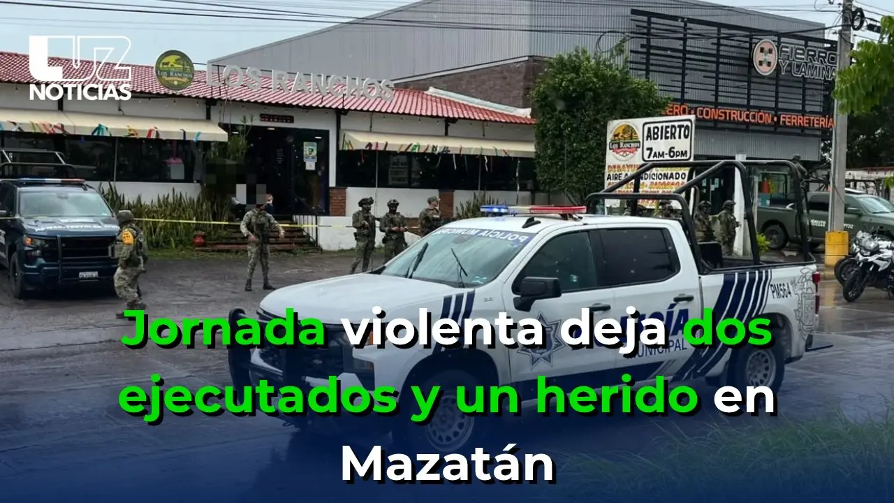 Jornada violenta deja dos ejecutados y un herido en Mazatán
Jornada violenta deja dos ejecutados y un herido en Mazatán