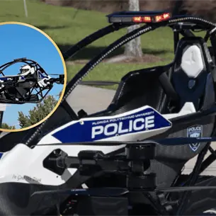 Policía de Florida incorpora una aeronave eléctrica monoplaza que alcanza 101 km/h Policía de Florida incorpora una aeronave eléctrica monoplaza que alcanza 101 km/h
